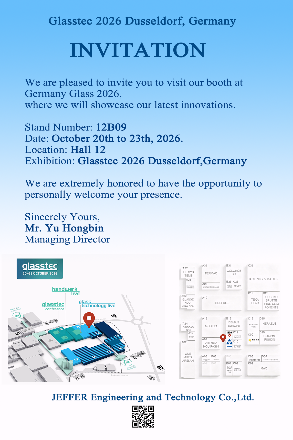 최신 회사 블로그 JEFFER Engineering, Glasstec 2026에 전시