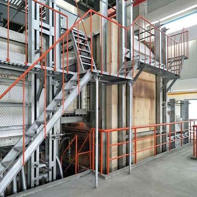 주문 Customized 380V End Fired Furnace Refractory Material Glass Furnace With Natural Gas Burner online manufacture