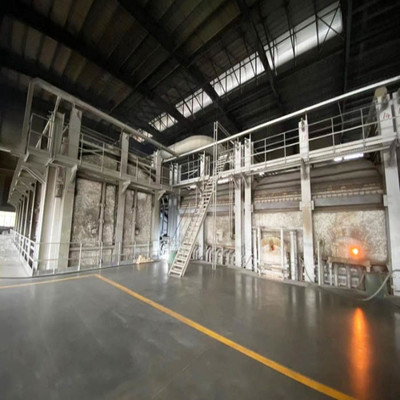 주문 1mm 60tpd 엽 유리 생산 라인 맑은 엽 유리 제조 기계 online manufacture