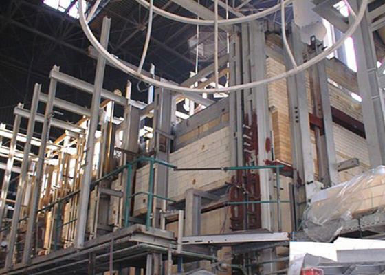 주문 50TPD 산업적 유리 가열로 online manufacture