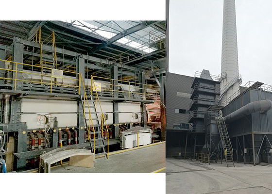 주문 신기술 100tpd 유리 용해로 고효율 생산 online manufacture