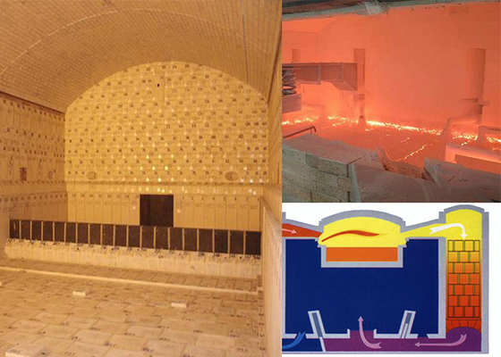 주문 재생형 종단 소화 오븐 유리 생산 장치 용량 60톤 online manufacture